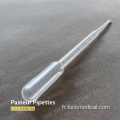 PLSATIC PASTEUR PIPETTE LAB Utilisation de 1 ml / 3 ml / 5 ml